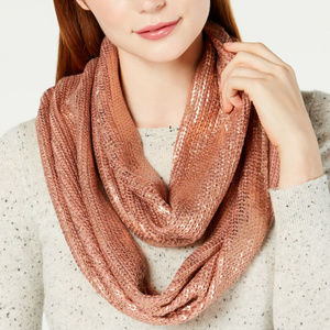 INC  Liquid Shine Loop Scarf Blush